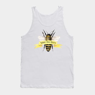 Beautiful Save The Bees Tank Top